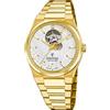 Festina SWISS MADE Orologio Automatico Uomo Acciaio 316L Oro - Vetro Zaffiro Resistente - Impermeabile 10 ATM - F20062/1 Automatic
