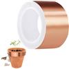 Nepfaivy Nastro Rame Anti Lumache - Nastro di Rame per Lumache 70mm x 20m, Nastro Adesivo in Rame con Schermatura EMI/RFI, per la Protezione delle Piante in Giardino e la Riparazione di Chitarre e PC