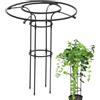 Generic Fioriera da giardino - Piante rampicanti rampicanti, piante rampicanti | Pianta in vaso da giardino per interni ed esterni, rete per coltivare viti, piante, ortaggi, frutta, fiori, bianco, nero, 150