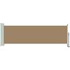 vidaXL Tenda laterale 100 x 300 cm 100% poliestere ferro acciaio