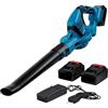 Viemylu Soffiatore a Batteria 21V, 250 km/h, con 2 Batterie al Litio 3.0Ah, Leggero 1,8 kg, per Giardino e Cortile