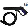 Parpyon® Kit accessori idropulitrice Annovi reverberi - Black Decker Pistola, Lancia, Tubo, Testina ugello per Idropulitrice Ar Blue Clean con Attacco rapido per tubo acqua ricambi (KIT61T)