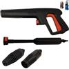 Parpyon® Kit accessori idropulitrice Annovi reverberi - Black Decker Pistola, Lancia, Tubo, Testina ugello per Idropulitrice Ar Blue Clean con Attacco rapido per tubo acqua ricambi (KIT92P)