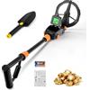 Reomdara Metal Detector per Bambini, Rilevatori di Metalli Impermeabili e Leggeri IP68 con Indicazione LCD e Suono, Metal Detector ad Alta Sensibilità con Pala per la Ricerca del Tesoro (Nero)