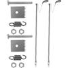 DRESSOOS Set di 2 Accessori per Legatrice per Vigneto Lame e Molletta in Acciaio Inox, Facili da Usare Senza Danneggiare Le Piante, per Legatura Piante e Orto