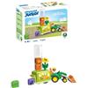PLAYMOBIL Tractor with Fun Planting Machine Set da gioco con statuine, Trattore con piantatrice buffa