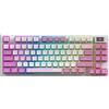 MSI Tastiera Gaming MSI Forge GK600 - Wireless, Bianco Viola Layout ITA