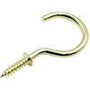 Tsnamay 50 ganci a vite da soffitto placcati in ottone da 1-1/2