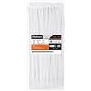 Oksdown 100 Pezzi 300mm x 4.8mm Bianco Nylon Fascette Plastica Bianche Fascette Elettricista per Gestione dei Cavi Elettrici Giardinaggio