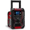 Einhell Radio da cantiere Einhell TE-CR 18 Li DAB+/FM/BT - Solo Power X-Change (18 V, DAB+, FM, Bluetooth, AUX, USB, ricerca automatica dei canali, display TFT a colori, IP65, senza batteria)