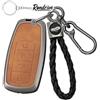 Rondrive Custodia portachiavi compatibile con Chery Omoda 5 E5 C9 Tiggo 7 Tiggo 8 Tiggo 8 Pro Tiggo 9 compatibile con Jaecoo J7 cover portachiavi metallo pelle protezione chiave portachiavi 4 pulsanti