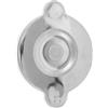 LALADEFIEE Tappo Radiatore in Acciaio Inox ad Alta Pressione Argento | Copertura Antipolvere, Design Unico per Modifica Auto, Protegge Radiatore