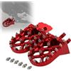 BIUGERCN Pedaline Moto per Talaria, Pedane Motocross in Alluminio CNC per Talaria Sting X3 MX3 MX4 MX5 TL2500 TL3000 TL4000 TL5000 Dirt Bike Elettrica Rosso