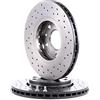 Brembo 2x BREMBO Disco freno Anteriore Ø280mm Altezza: 44mm Spessore: 24mm perforato/ventilazione interna 09.A727.1X