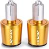 cskky CNC Manopole Moto Bar End Plug Tappi Manubrio Moto Compatibile con Xmax 125 250 300 400 X-Max 2016 2017 2018 2019 2020 2021(Gold)