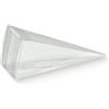 Generico 10X Cono in Pet Trasparente con Foro portaconfetti portariso da 11.5 cm