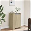 Lumanois Credenza Rovere Sonoma 45x35x75 cm in Legno Multistrato, Mobili,Armadietti e portaoggetti,Buffet e credenze, 18.2kg-848397