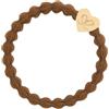 By Eloise London Gold Heart Elastico per capelli donna 1 pz colore Hazle Brown