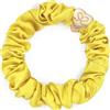 By Eloise London Silk Scrunchie Gold Heart Elastico per capelli donna 1 pz colore Mellow Yellow