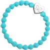 By Eloise London Silver Heart Elastico per capelli donna 1 pz colore Neon Blue