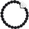 By Eloise London Silver Heart Elastico per capelli donna 1 pz colore nera