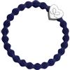 By Eloise London Silver Heart Elastico per capelli donna 1 pz colore Navy Blue