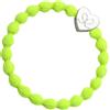 By Eloise London Silver Heart Elastico per capelli donna 1 pz colore Neon Lemon Yellow