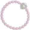 By Eloise London Silver Bling Heart Lock colore Soft Pink