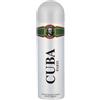 Cuba Green Deodorante uomo 200 ml