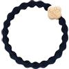 By Eloise London Metallic Gold Quatrefoil Elastico per capelli donna 1 pz colore Navy