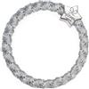 By Eloise London Silver Star Woven Silver Shimmer