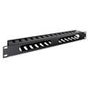 Intertech Canalina Inter-Tech per cavi 1U con 15 ingressi Nero [88887276]