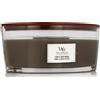 WoodWick Pressed Blooms & Patchouli Candela profumata 453,6 g tipo Sand & Driftwood