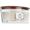 WoodWick Pressed Blooms & Patchouli Candela profumata 453,6 g tipo White Honey