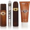 Cuba Gold Pacco regalo Eau de Toilette 100 ml + acqua dopobarba 100 ml + doccia gel 200 ml + Eau de