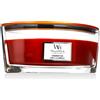 WoodWick Pressed Blooms & Patchouli Candela profumata 453,6 g tipo Cinnamon Chai
