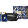 Versace Pour Homme Dylan Blue Pacco regalo eau de toilette 100 ml + eau de toilette 10 ml + trousse