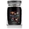 Yankee Candle Signature Praline & Birch Candela profumata 567 g tipo Black Coconut