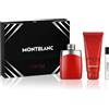 Montblanc Legend Red SET1 Pacco regalo eau de parfum 100 ml + eau de parfum 7,5 ml + gel doccia 100 opzione Corner Lines Cover