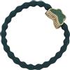 By Eloise London Enamel Gold Butterfly Elastico per capelli donna 1 pz colore Bottle Green