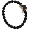 By Eloise London Enamel Gold Butterfly Elastico per capelli donna 1 pz colore nera
