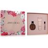 Jimmy Choo Jimmy Choo Pacco regalo eau de parfum 100 ml + latte corpo 100 ml + eau de parfum 7 ml opzione Pink and Silver Flowers Cover