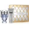 Paco Rabanne Invictus set uomo Eau de Toilette 100 ml + Doccia gel 100 ml opzione Golden and Metallic Cover