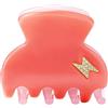 By Eloise London By Eloise Small Hair Claw Bolt Tortoise colore Coral Blush