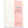 Lacoste L.12.12 Rose Eau Fraiche Eau de Toilette donna 50 ml opzione Imballaggio nuovo