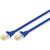 Digitus DK1644A030B Cavo Rete S-Ftp Cat.6A Doppia Schermatura Lsoh, 3 mt, Blu, Cat-6A - 3 m, Cavo patch - S-FTP - LSZH