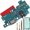 ZHUROUPU Connettore Dock di Ricarica di Ricambio per Galaxy A24 4G SM-A245F, SM-A245F/DSN 2023, USB Type C Ricarica Rapida Scheda di Ricambio Jack Microfono/Cuffie con Strumenti (Versione UE)