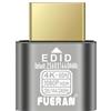 FUERAN HDMI Dummy Plug,Virtual Display Emulatore, Displayport Dummy Plug Headless Display Adapter (4K60Hz-1P (default1440)