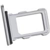Generico Porta Scheda SIM di Ricambio per iPhone 16 Pro, 16 Pro Max (A3293, A3296) Bianco