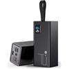 Liahomco Power Bank 70000mAh, Caricatore Portatile PD 30W & QC 3.0 con Schermo Digitale, Ricarica Rapida, Grande Capacità, 5 Uscite e 2 Ingressi, Batteria Esterna per iPhone